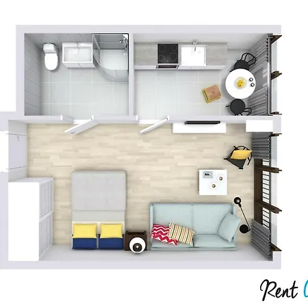 Rent Like Dzielna 64 * 华沙